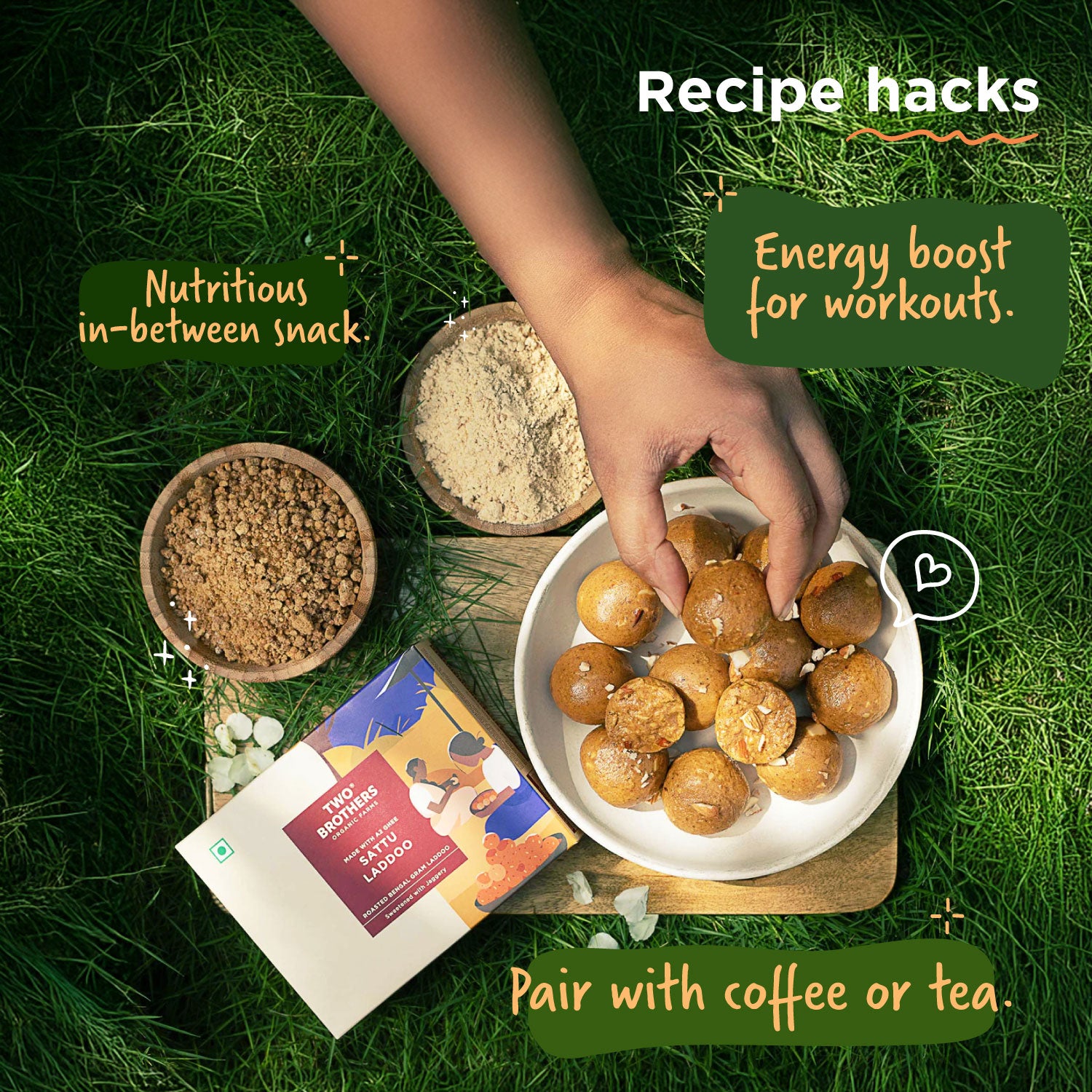 Buy Organic Sattu laddoo at best price