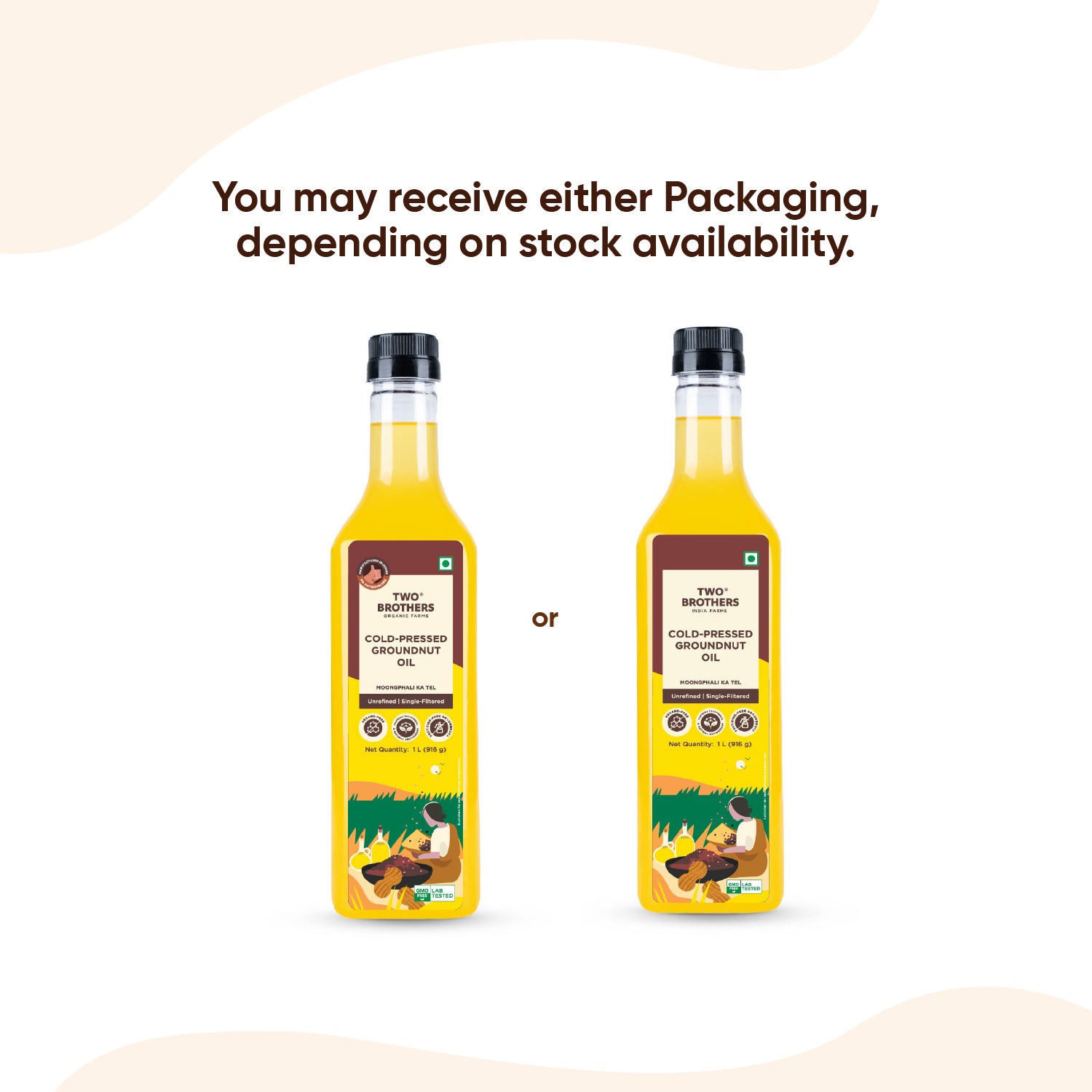 Groundnut Oil, Cold-Pressed, Single-filtered