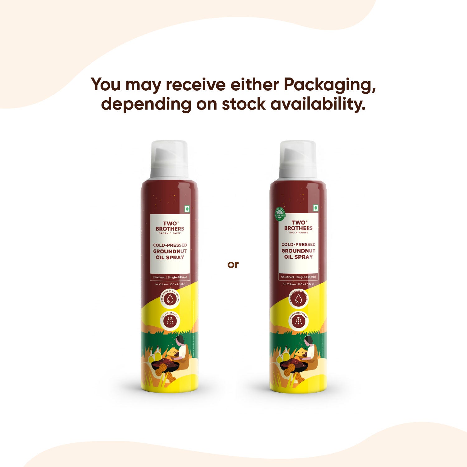 Cold-Pressed Groundnut Oil Spray