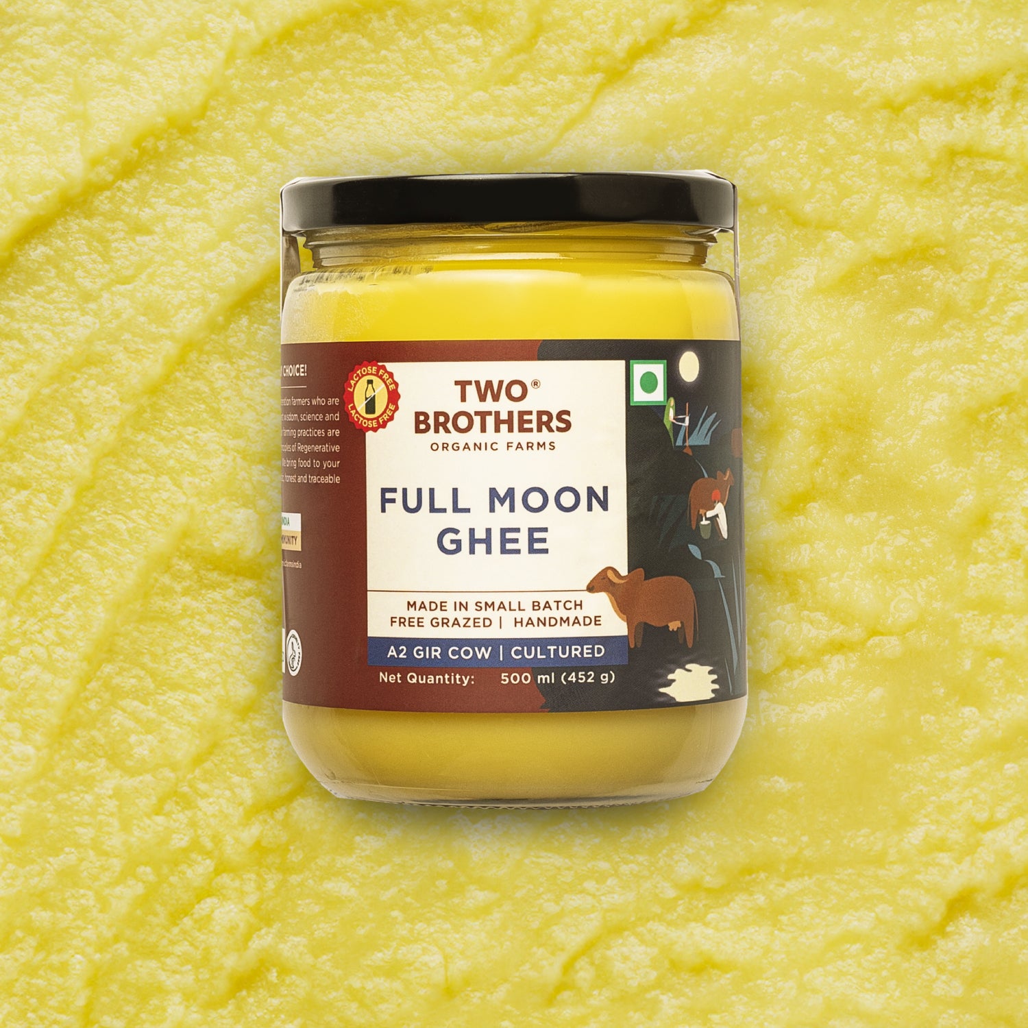 Purchase Full Moon Cultured Ghee, Desi Gir Cow