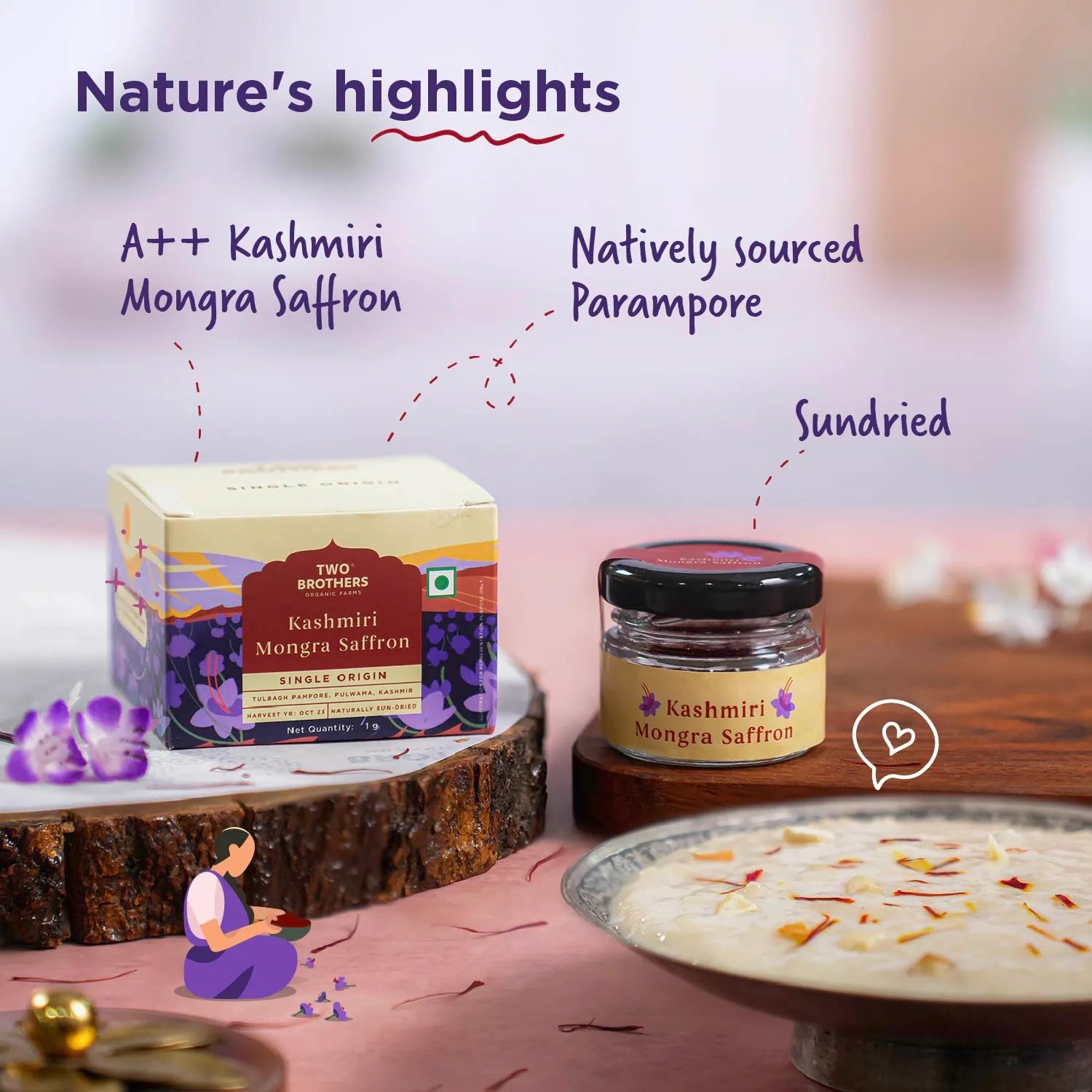 Purchase Premium Kashmiri Mongra Saffron