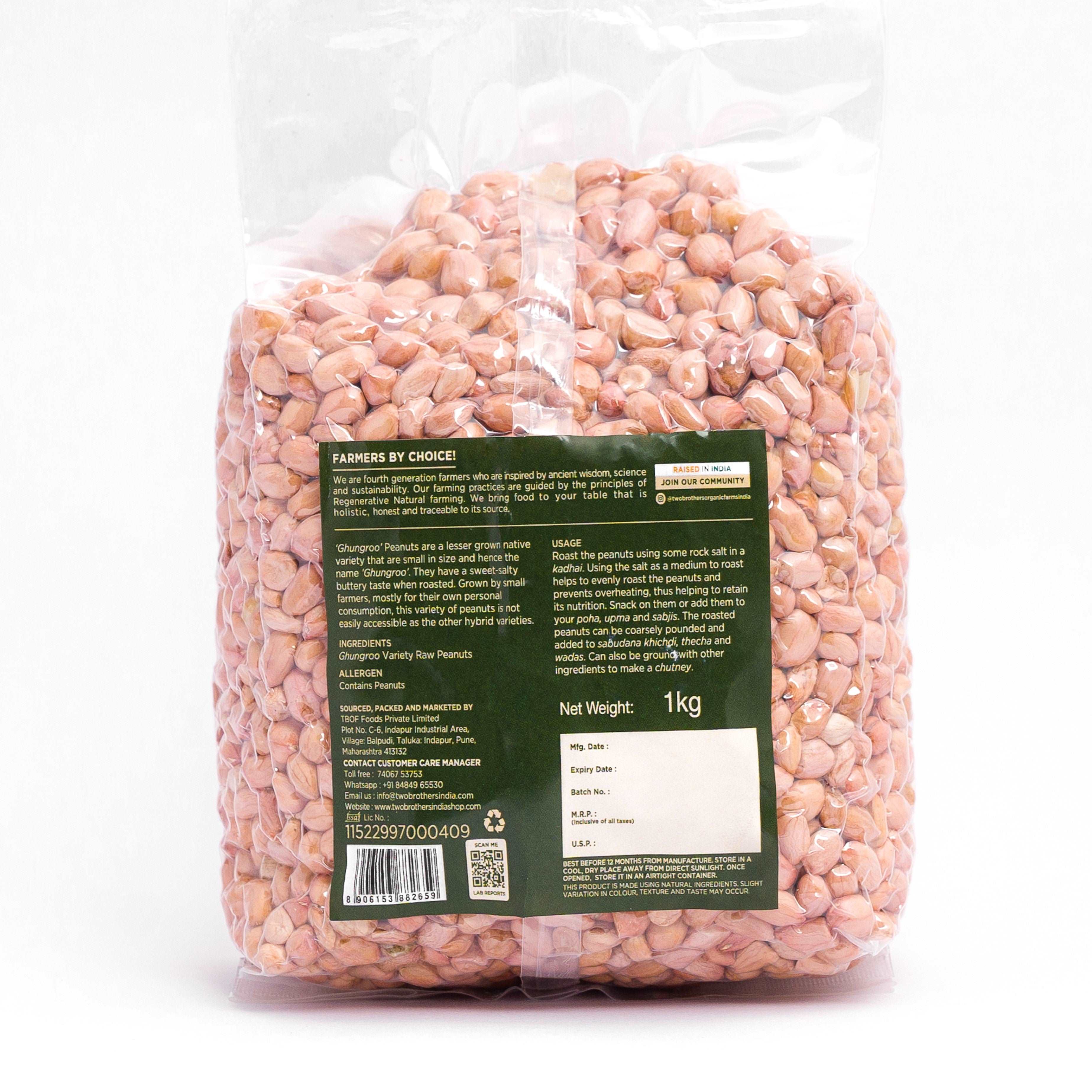 Purchase Premium Raw Peanuts - Ghungroo with Home Delivery