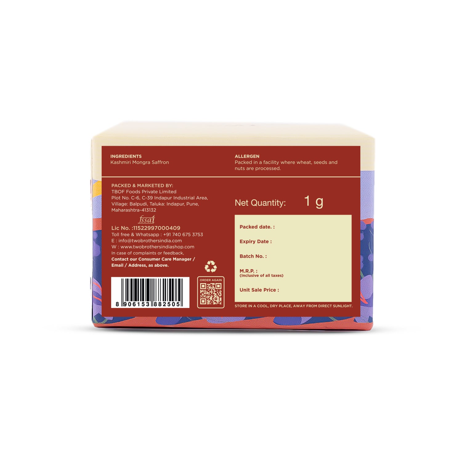 Single Origin Kashmiri Mongra Saffron