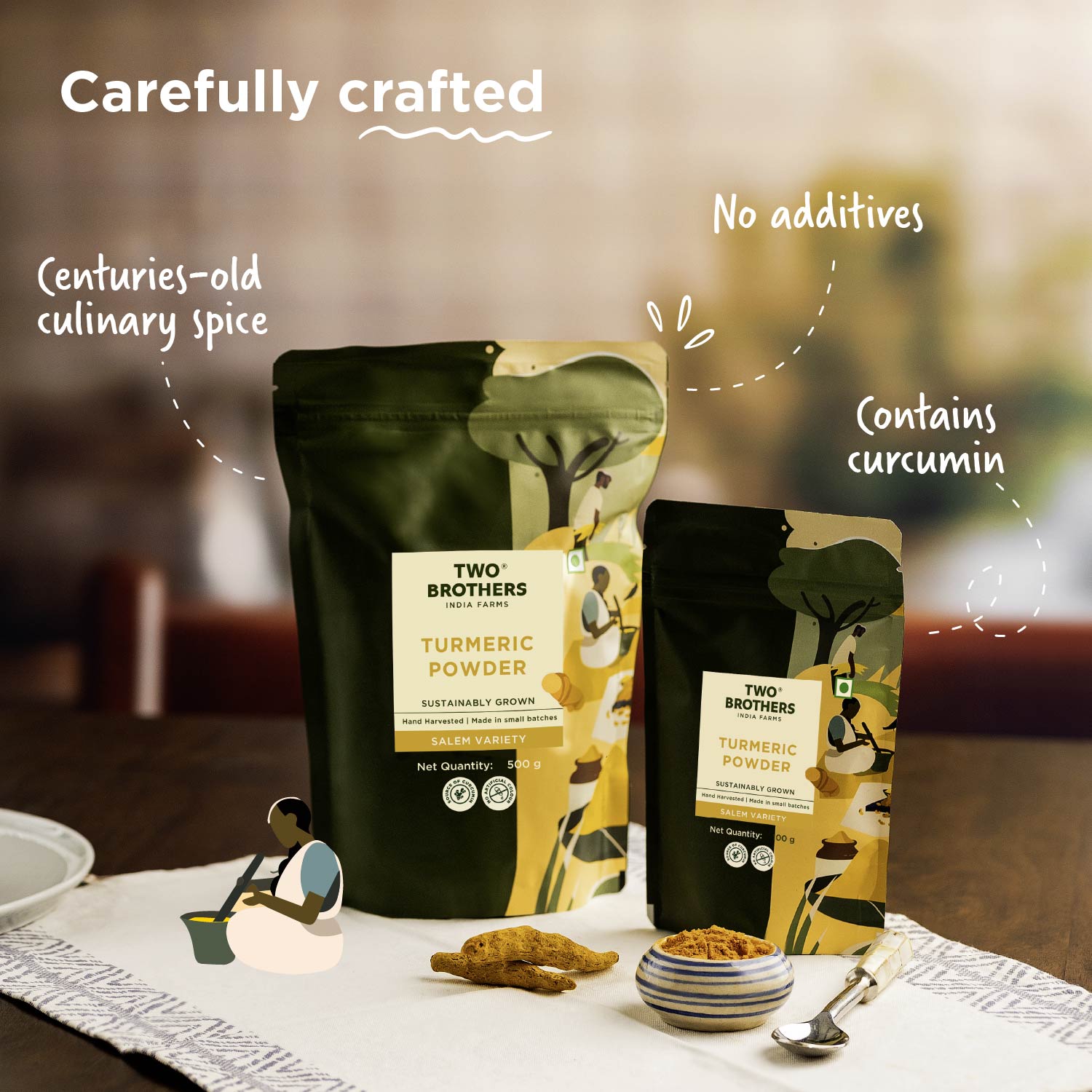 Salem Haldi (Ground Turmeric)