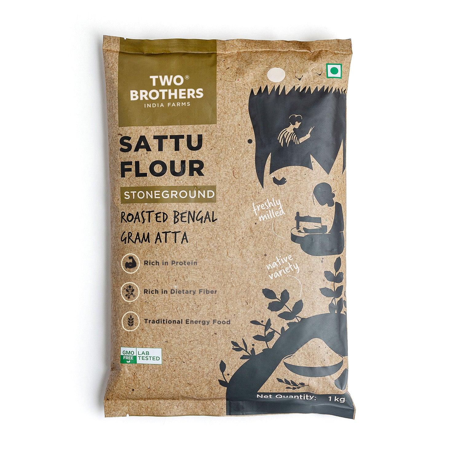 Sattu Atta, Stoneground 1kg