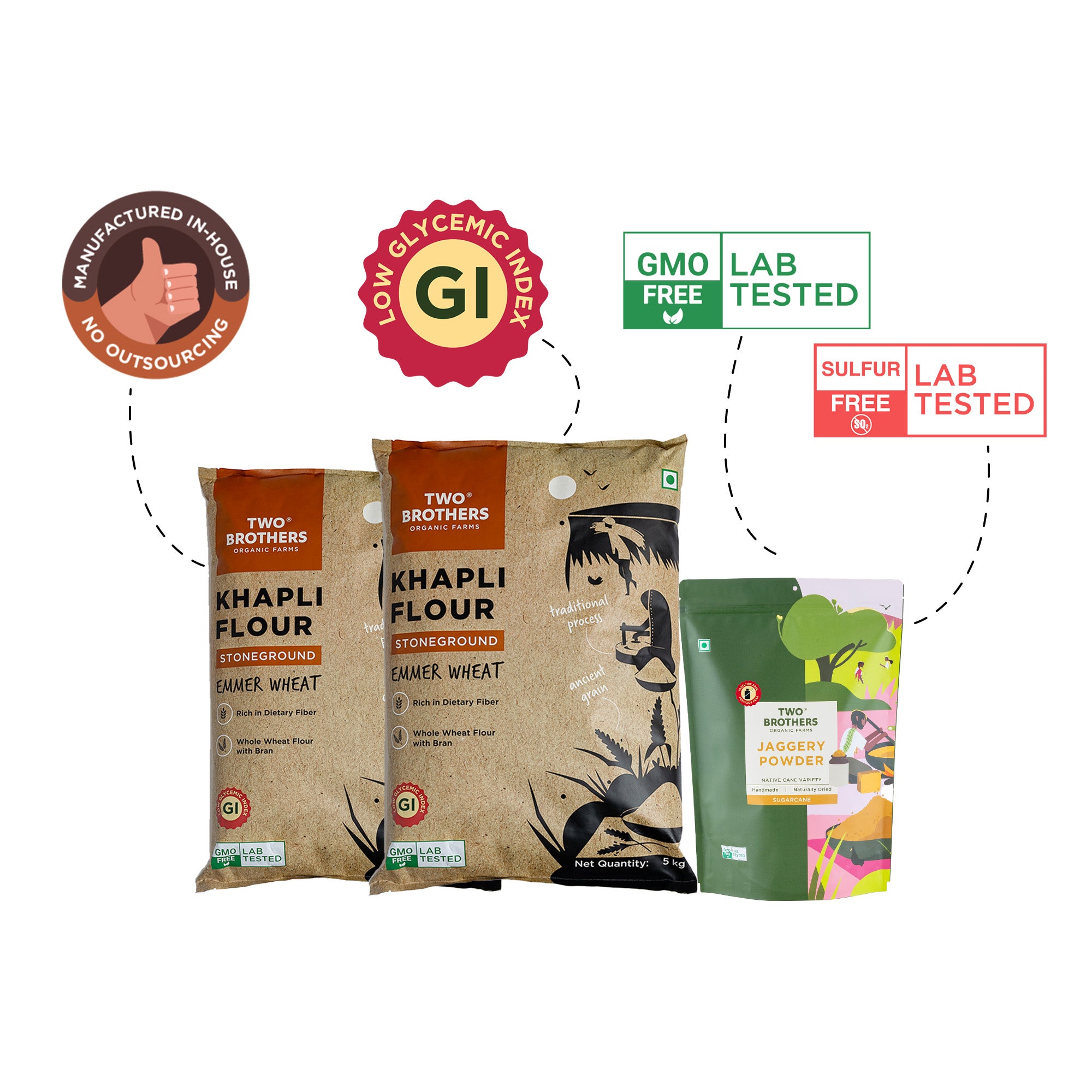 Natural Stone Atta With Free Jaggery