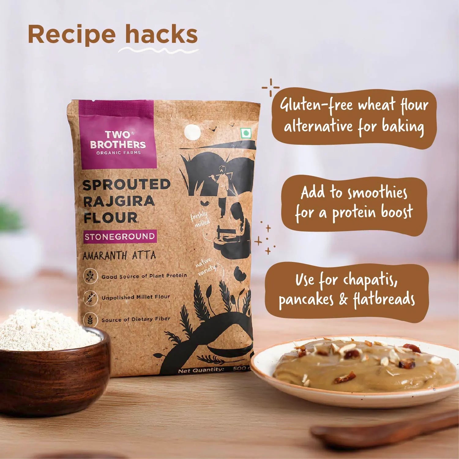 Shop Sprouted Rajgira Atta Online