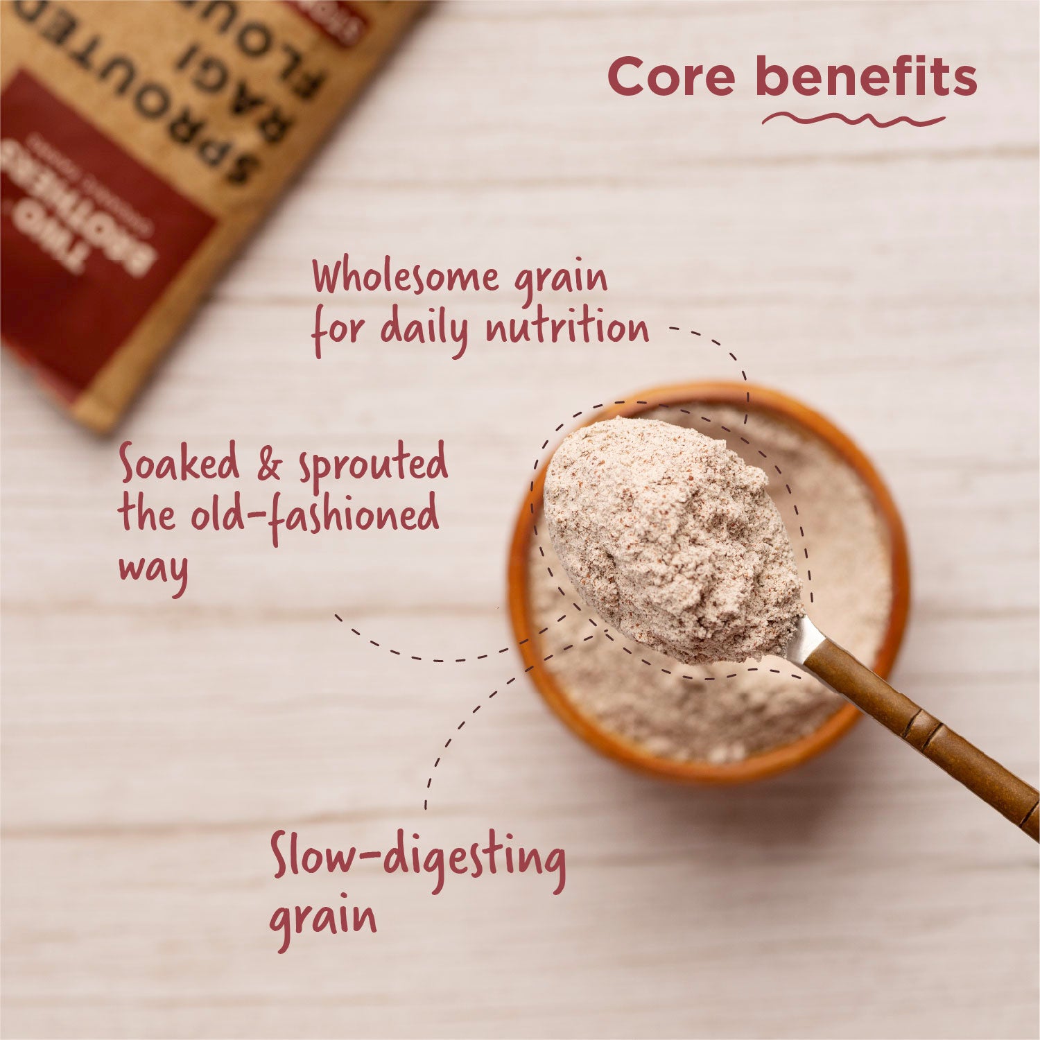 Sprouted Ragi Flour - Nachni Satva 500g