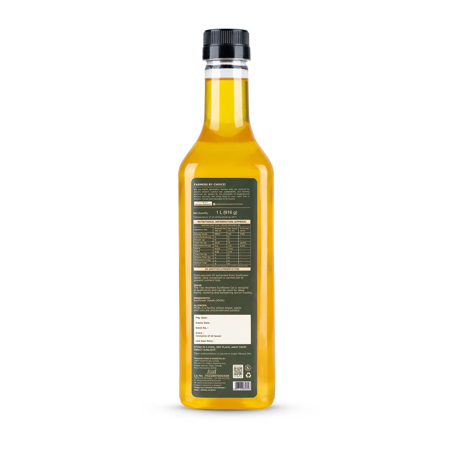 Sunflower Oil I Cold-Pressed