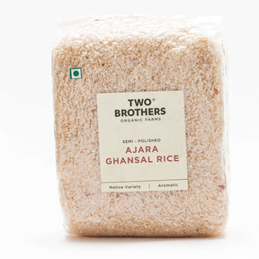 ajara rice, ajara ghansal rice, native rice, organic rice, semi-polished rice