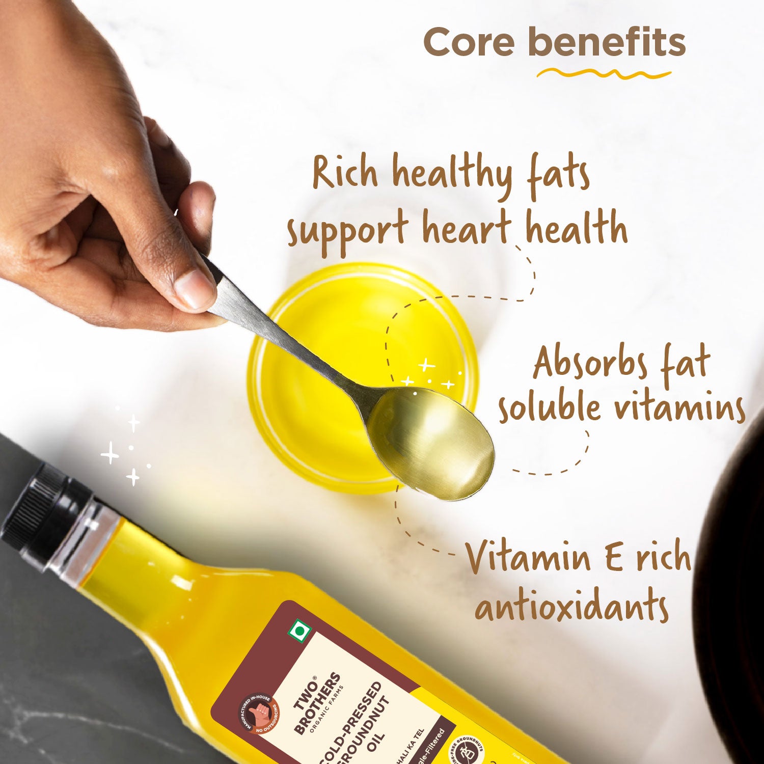 wood pressed peanut oil heart health vitamin e