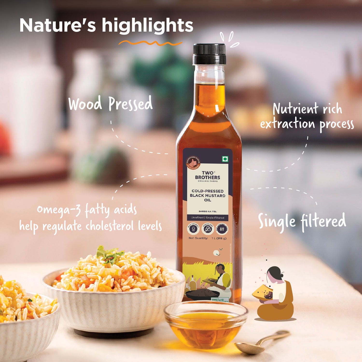 two brothers single filtered sarso ka tel-infographic