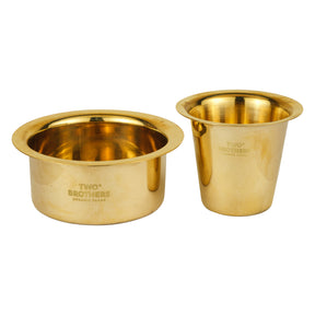 Brass Coffee Davara cup set