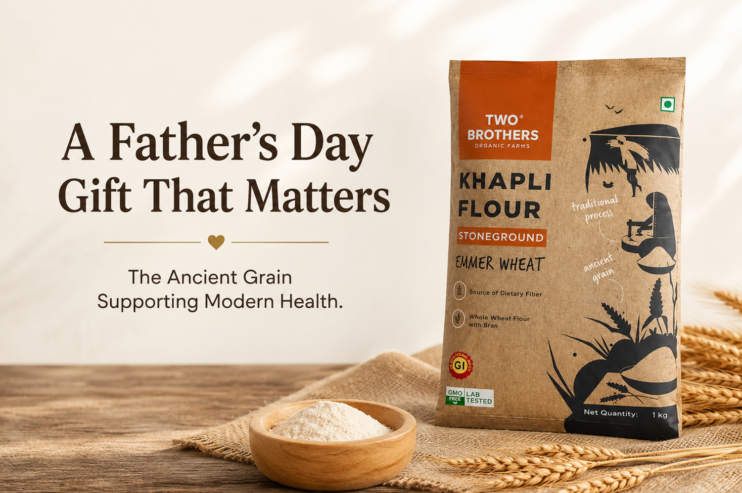 Khapli Atta for Diabetic Dads: Low GI Eating Made Simple