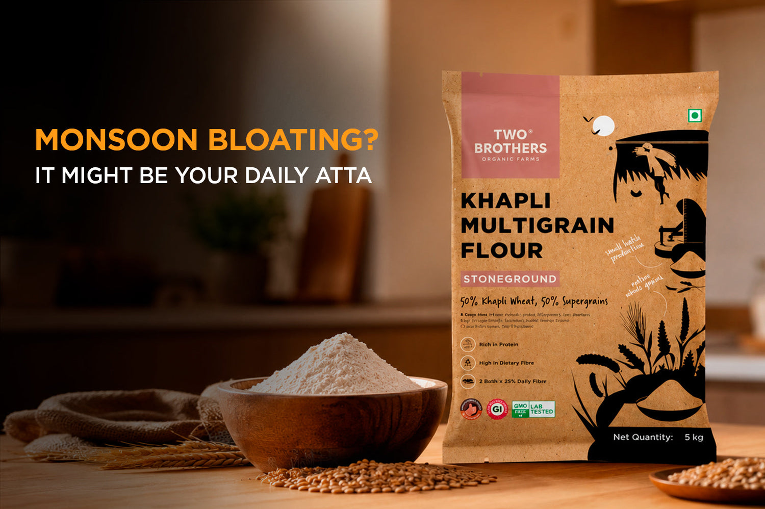Monsoon Bloating? The Atta You're Eating Is Likely the Problem
