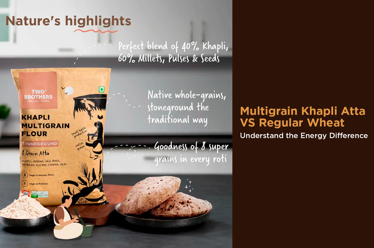 Energy Boosting Benefits of Eating Multigrain Khapli Atta