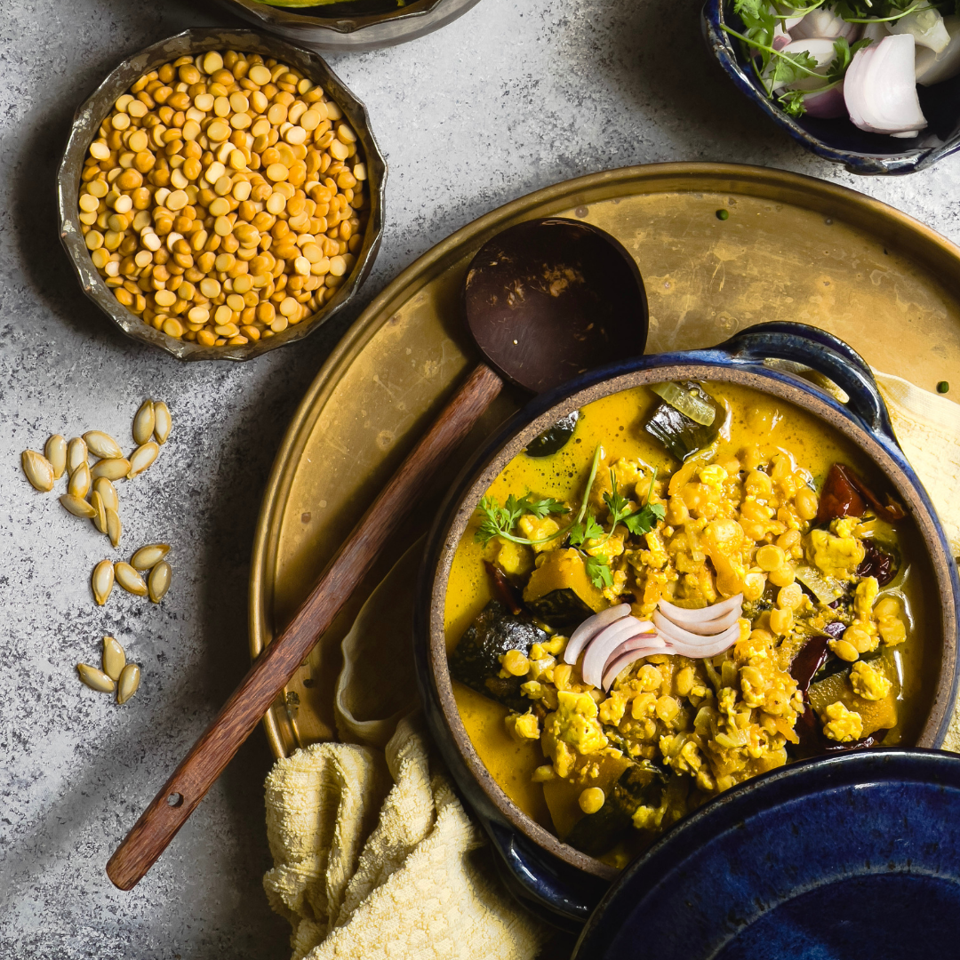Chana Dal, Paneer and Pumpkin Curry - A Delicious Family Recipe