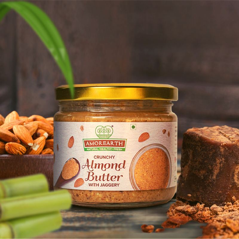 Stoneground Butter Using Indigenous Badaam - A Health Spin On Your Breakfast, Mid-meal Snacks and Desserts!