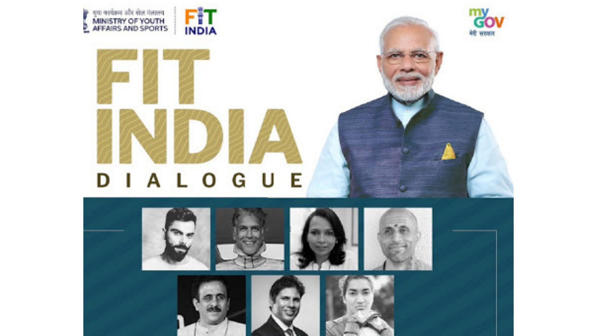 Indian Prime Minister Narendra Modi talks about Fit India Movement