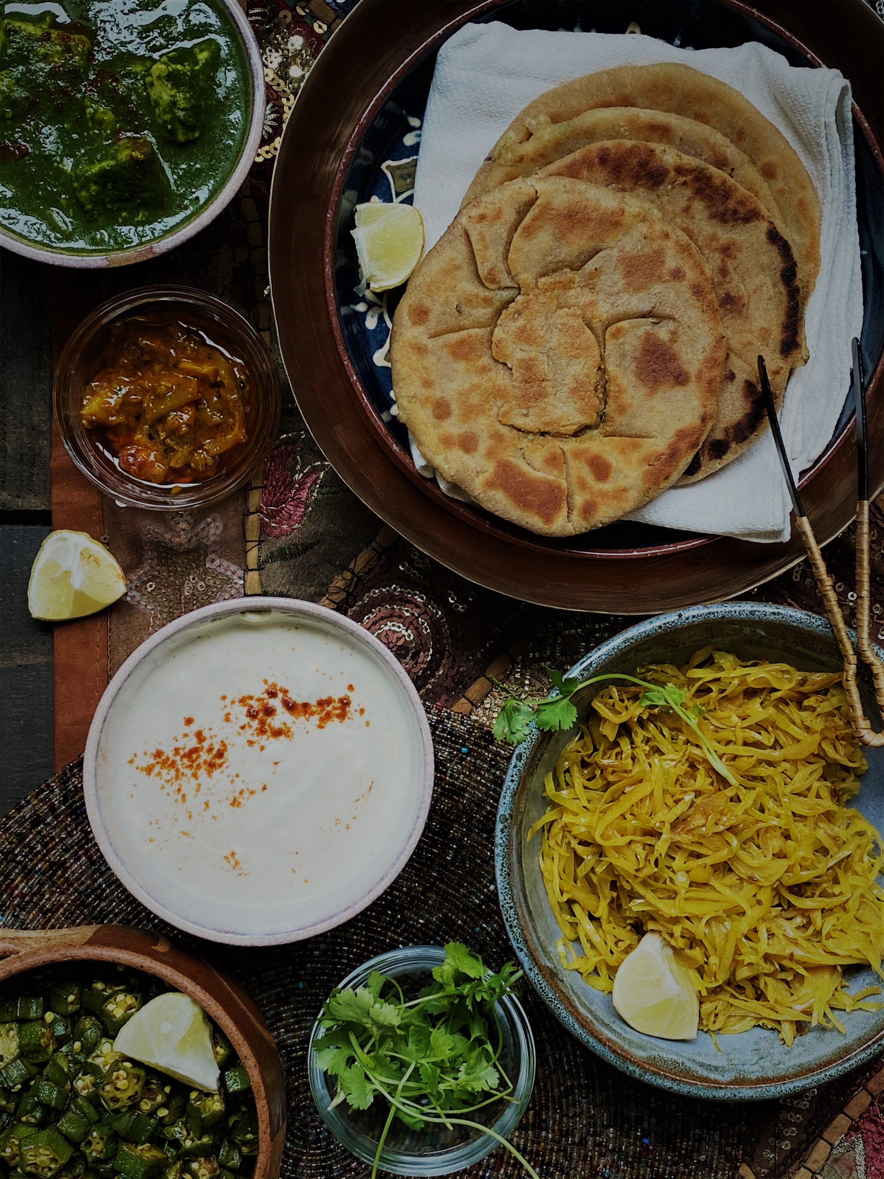 Delicious Khapli Aaloo Parantha - Crispy on the Outside and Soft Generous Stuffing on the Inside!