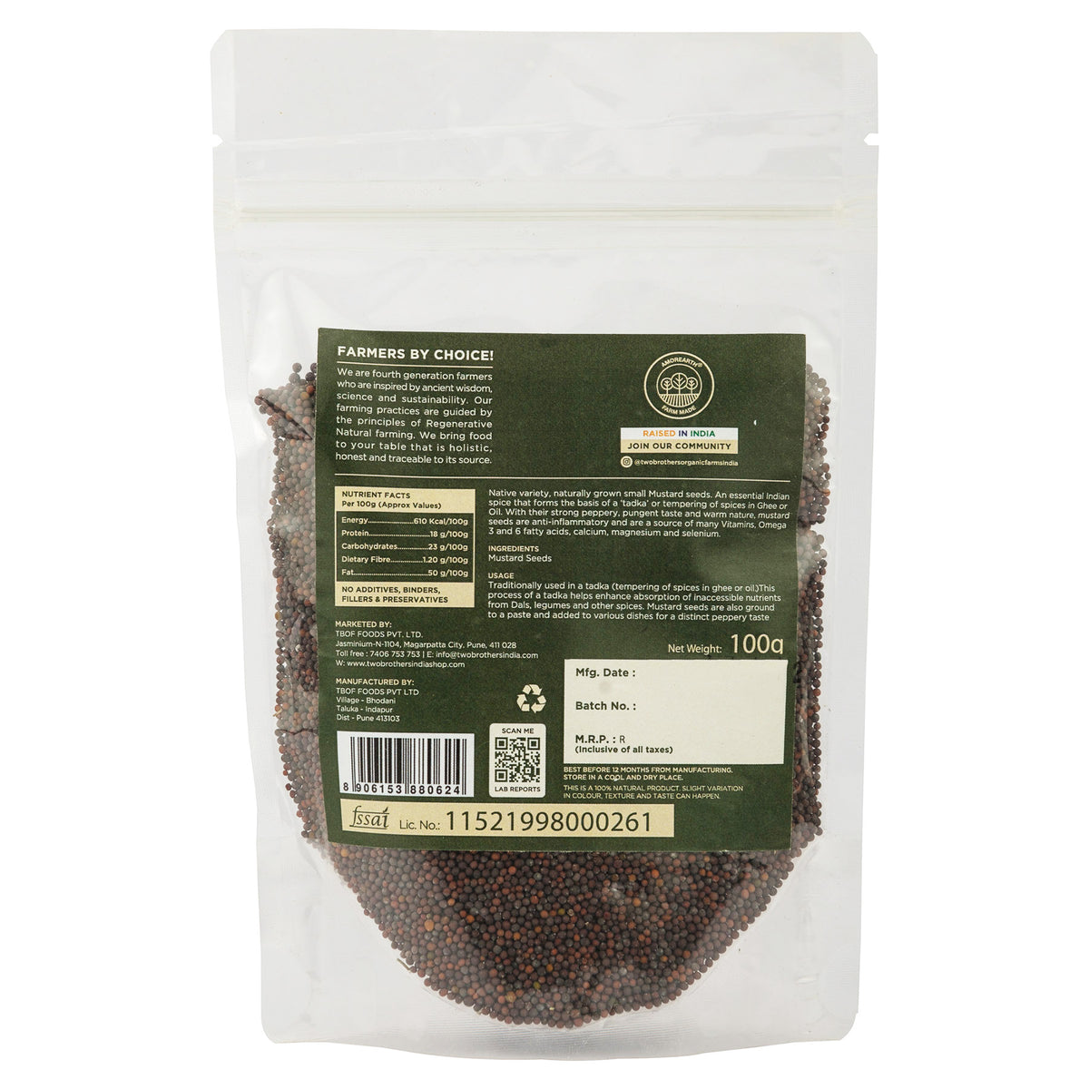 Mustard Seeds 100G