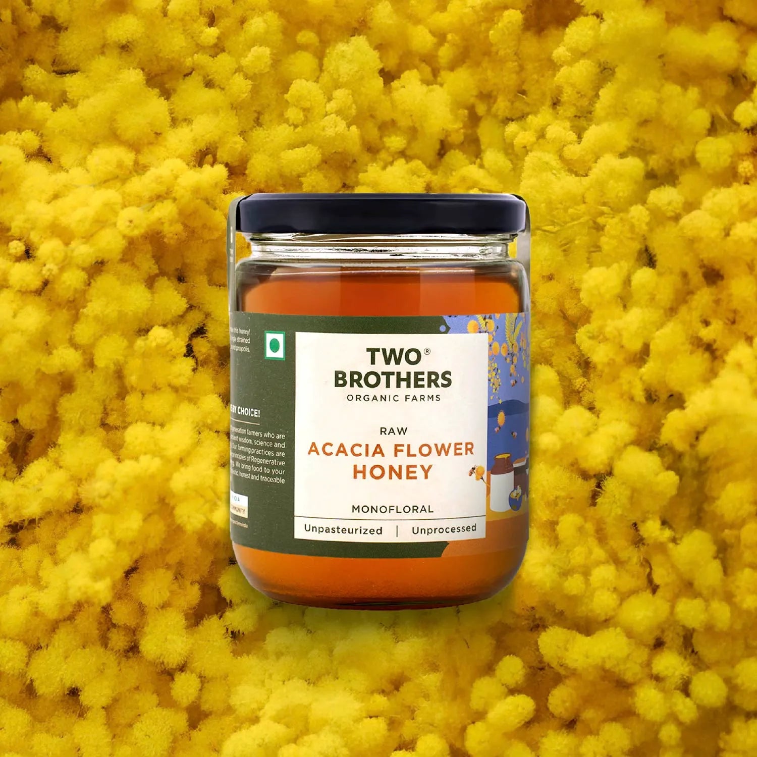 Acacia Honey, Raw Mono-floral Unfiltered