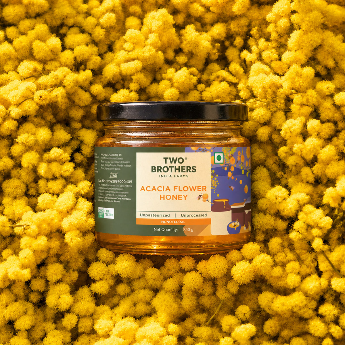 Acacia Honey, Raw Mono-floral Unfiltered