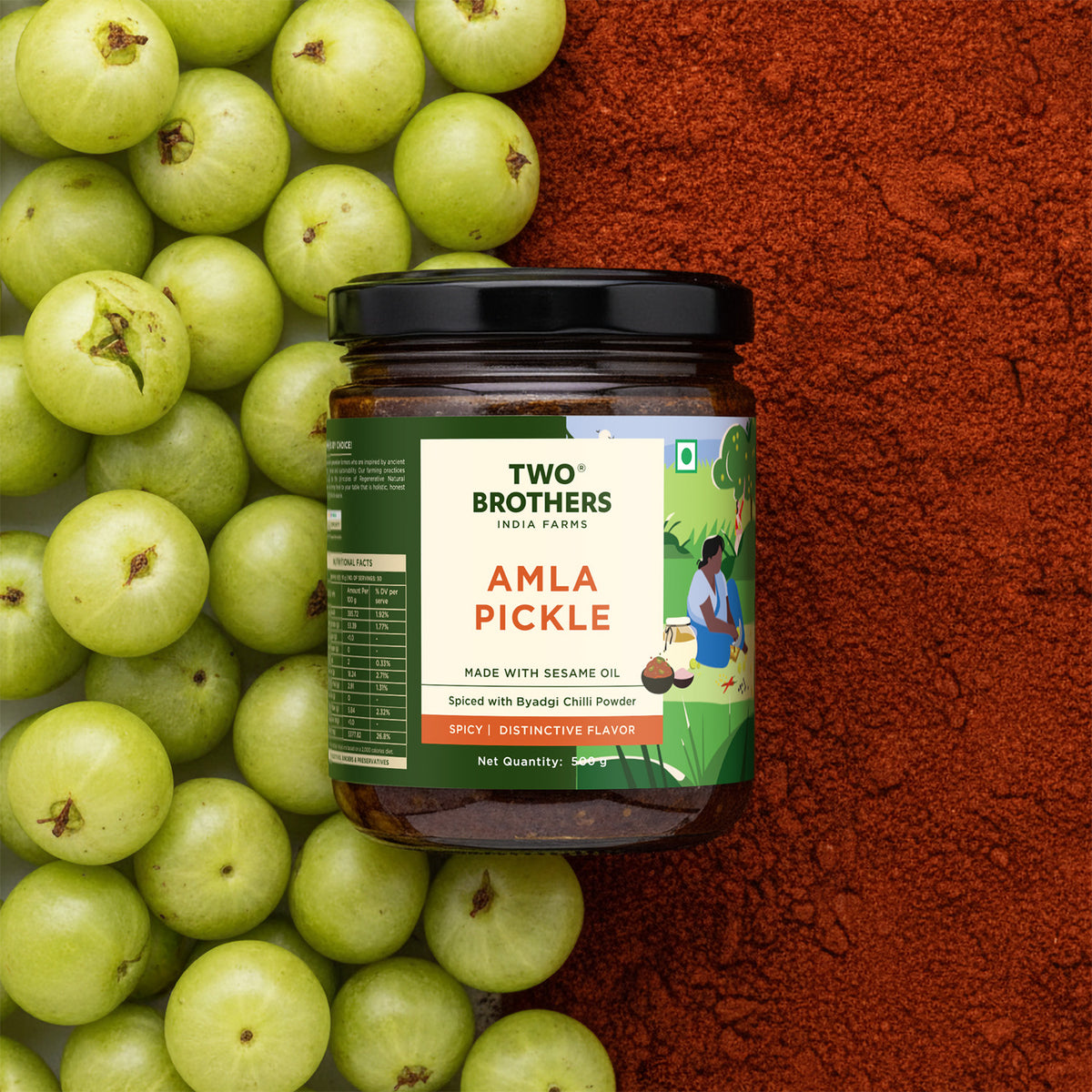Spicy Amla Pickle 500g