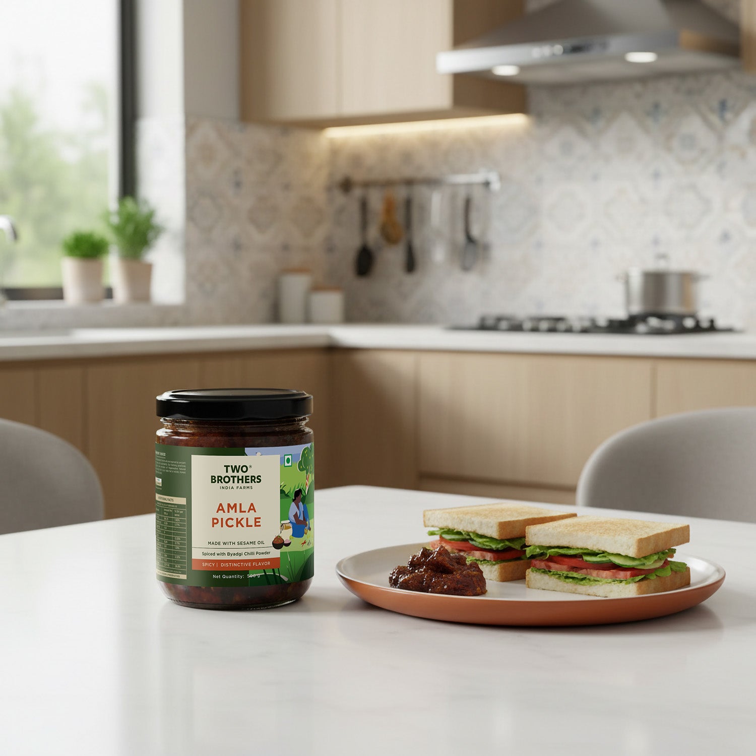 Spicy Amla Pickle 500g