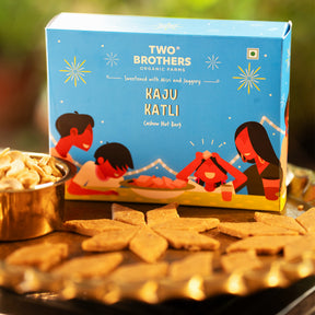 Kaju Katli / Cashew Nut Barfi | Sweetened with Misri and Jaggery