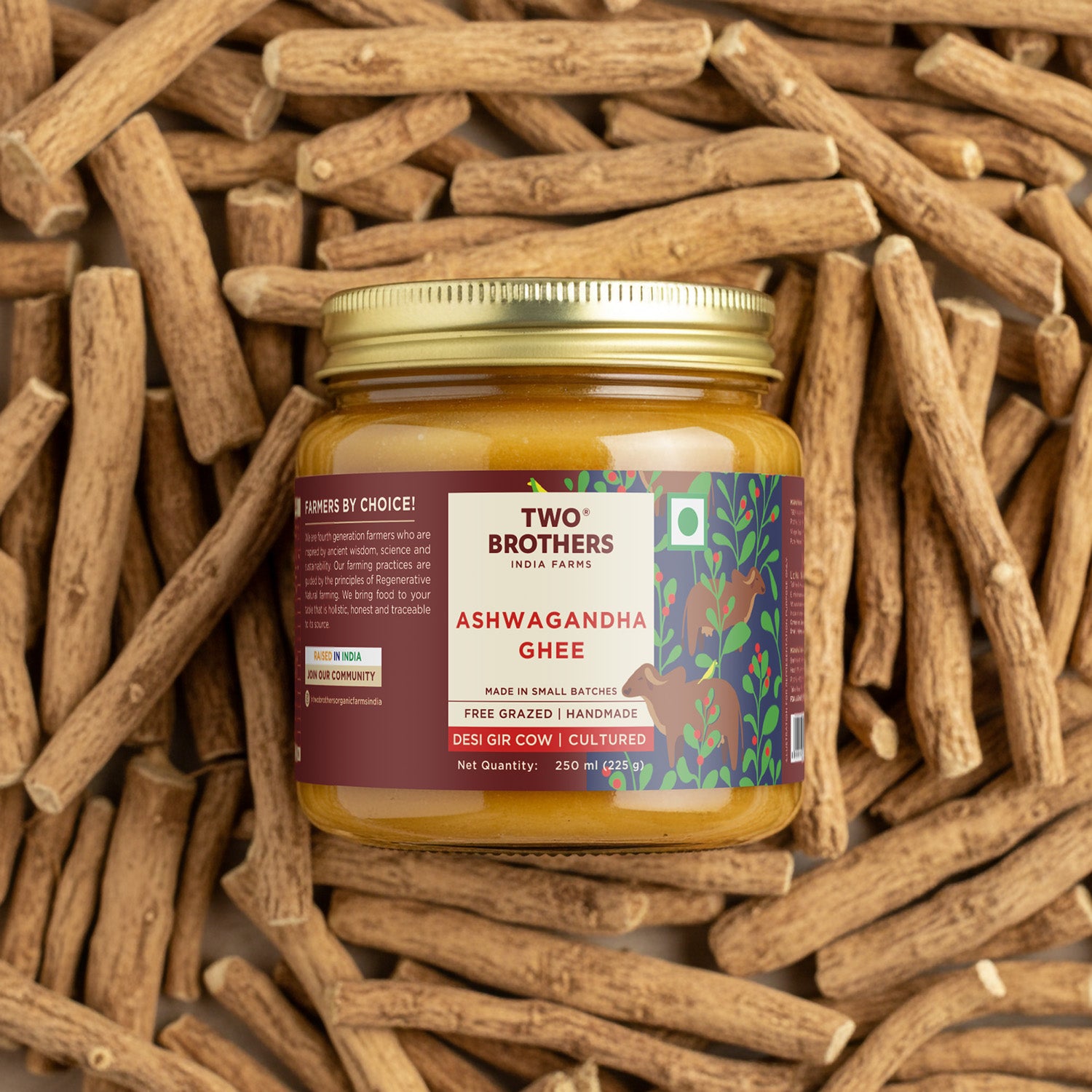 Ashwagandha Ghee, Cultured 250g