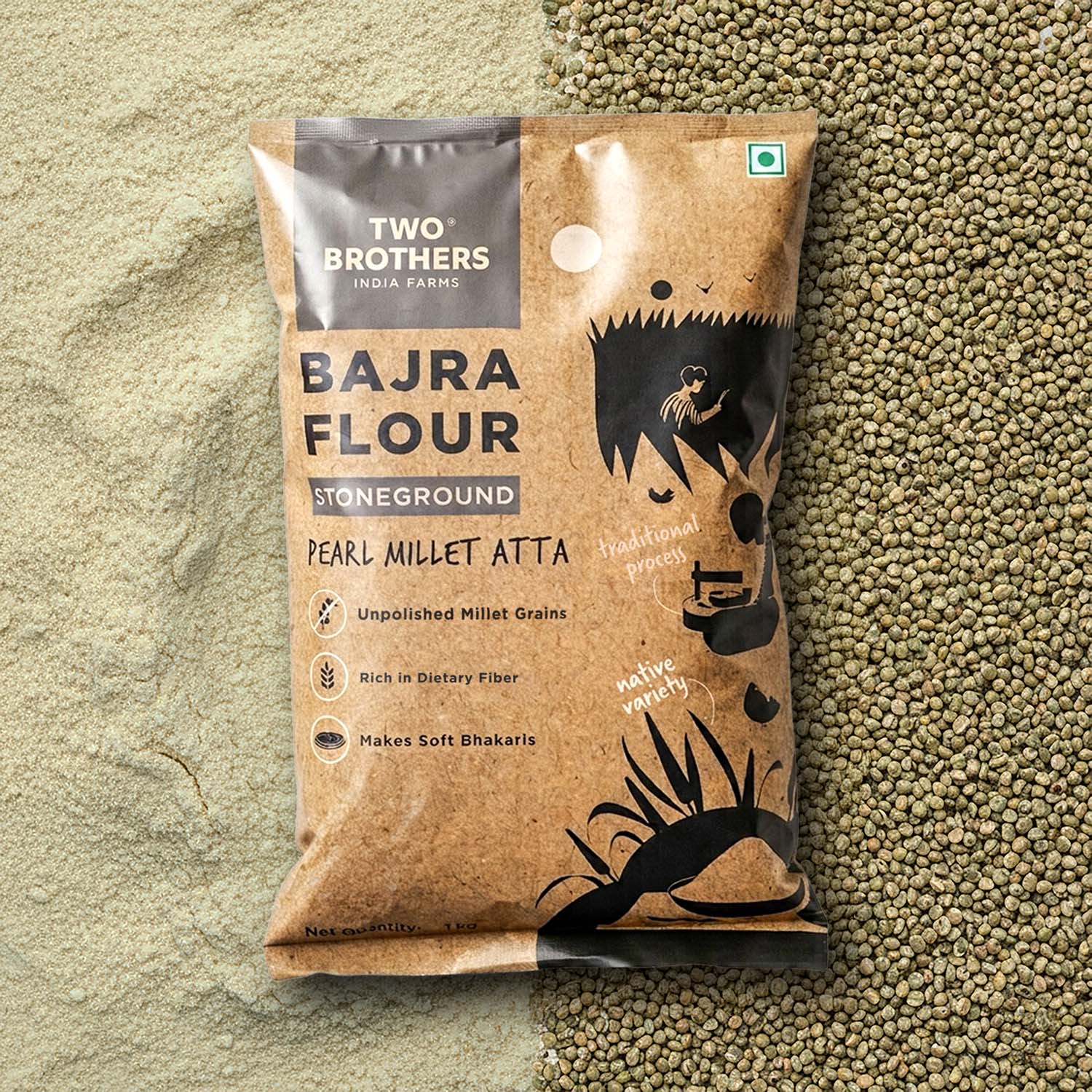 Bajra Atta 1kg