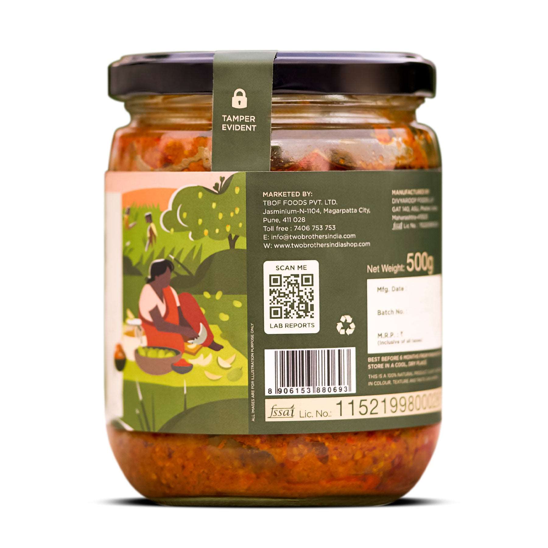 Buy Online Organic Spicy Mango Pickle  Shop Now