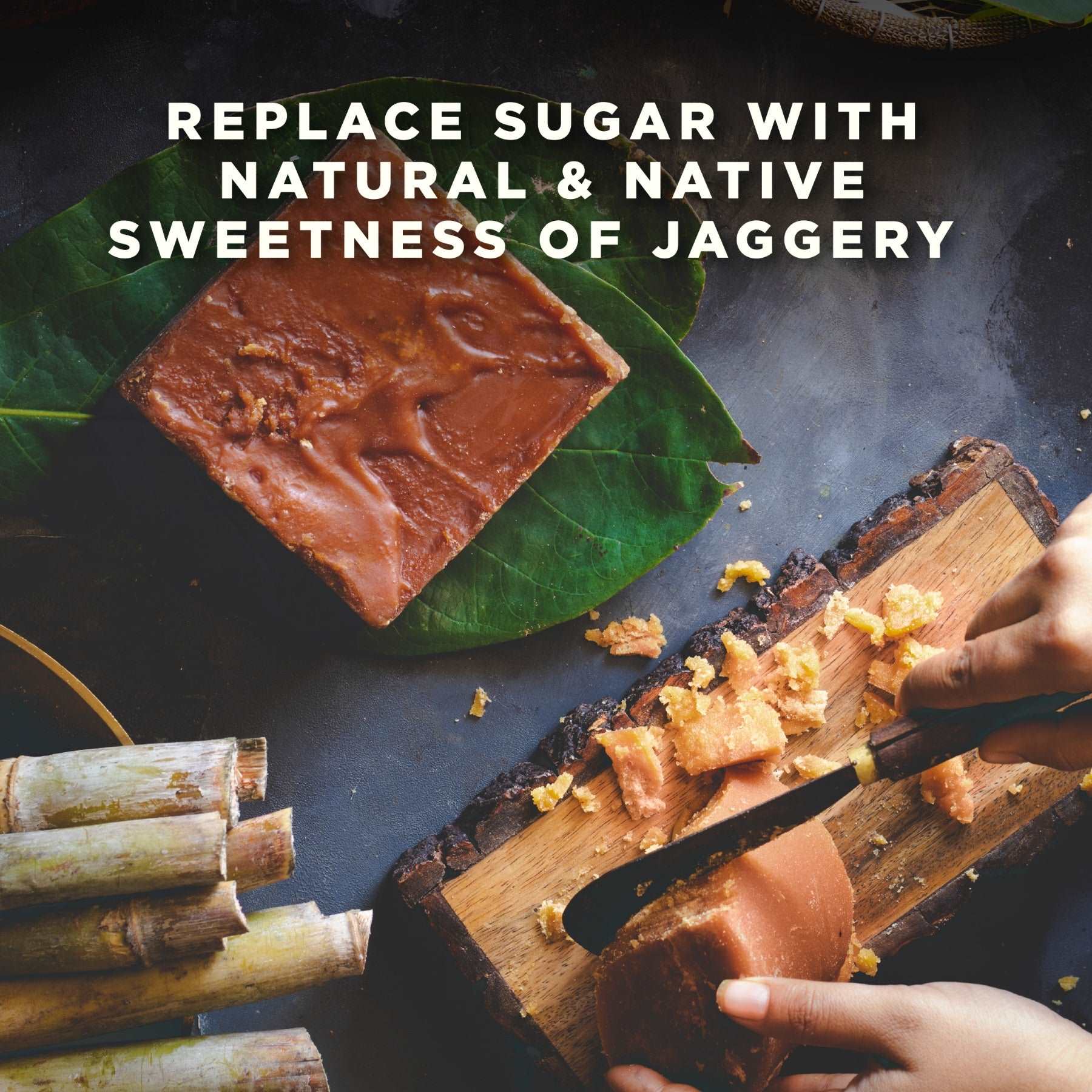 Buy Online Sugarcane Jaggery Block Best Price