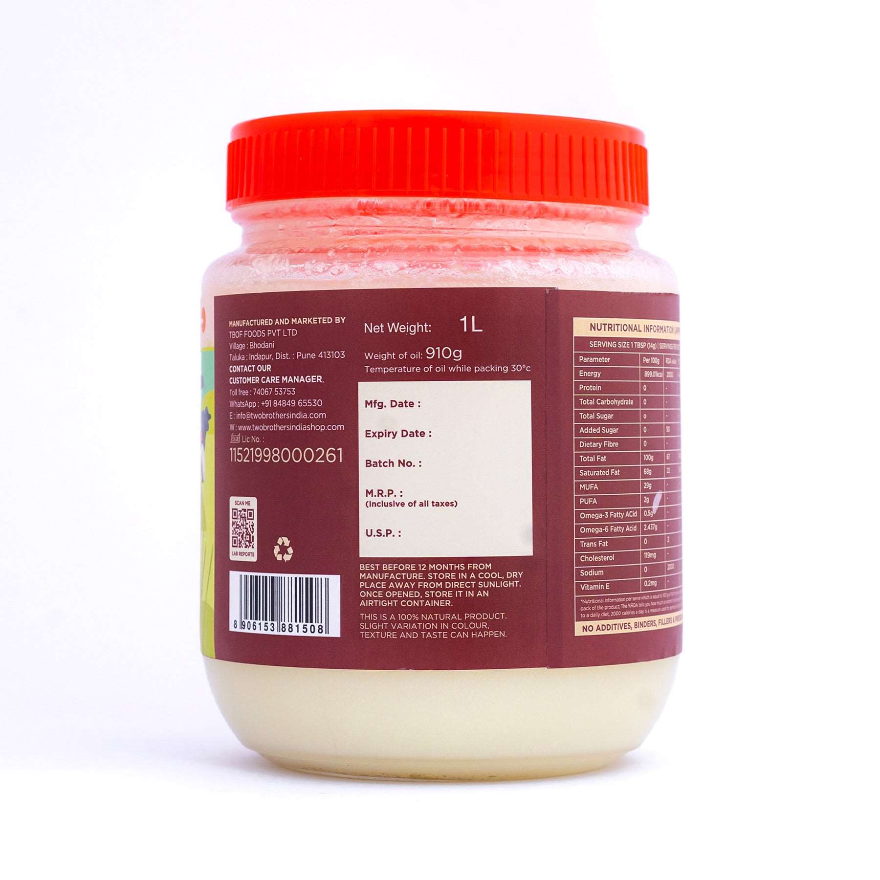 Buy Organic Indian Buffalo Ghee Online shop now