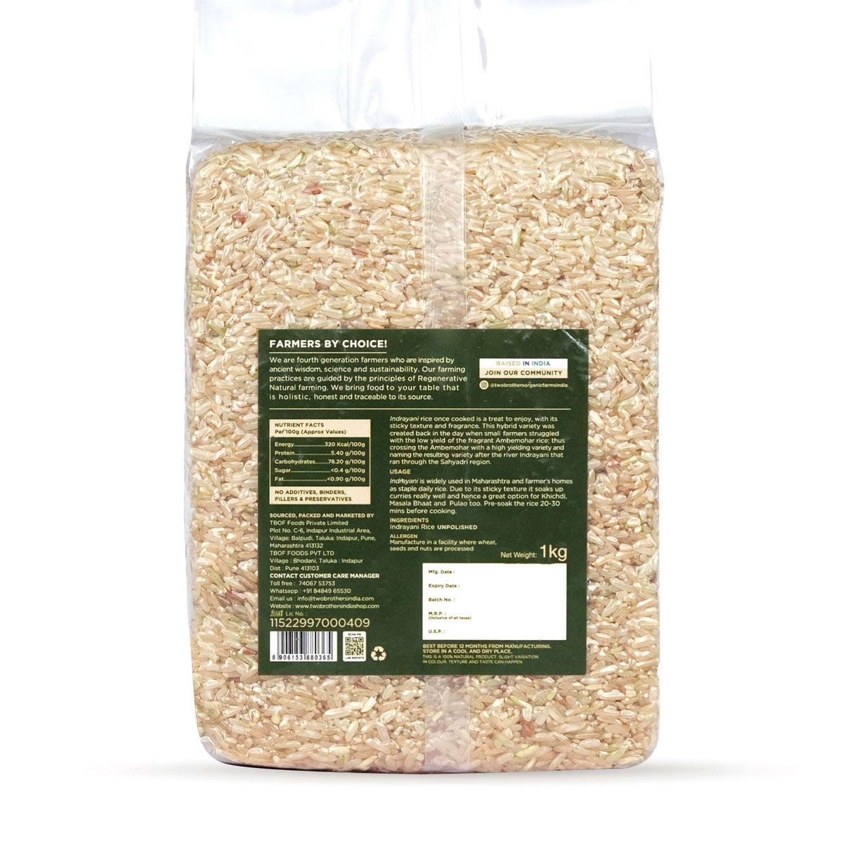 Buy Organic Indrayani Rice online Best Price