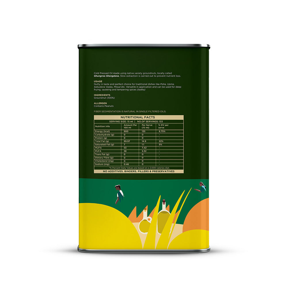 Shop Cold Pressed Groundnut Oil | Online