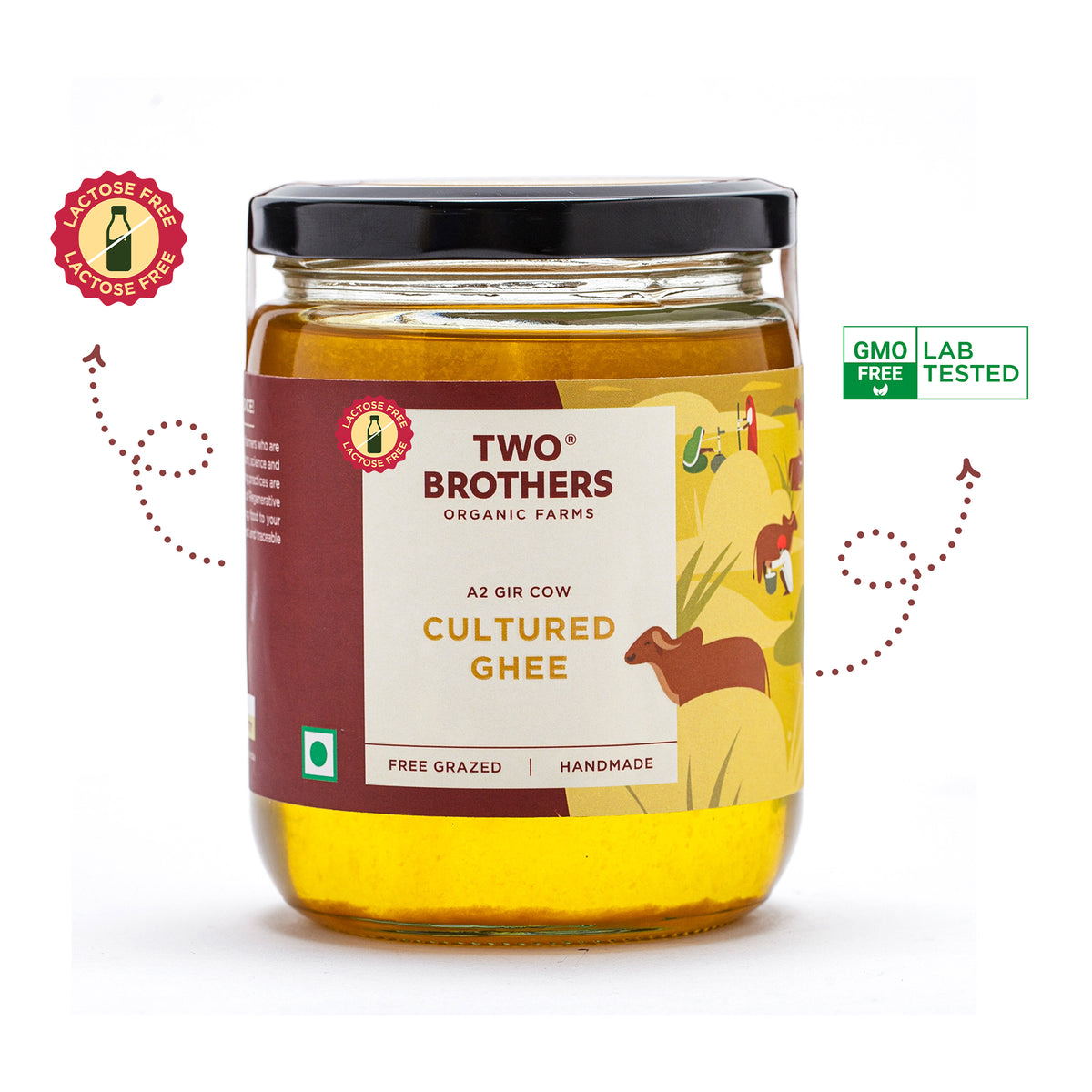 Buy Pure A2 Gir Cow Cultured Ghee Online