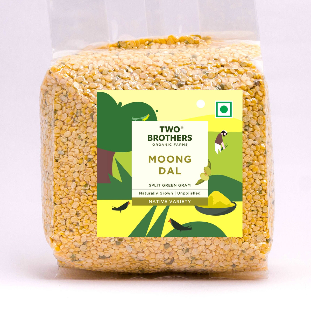 Buy pure Unpolished Organic moong dal