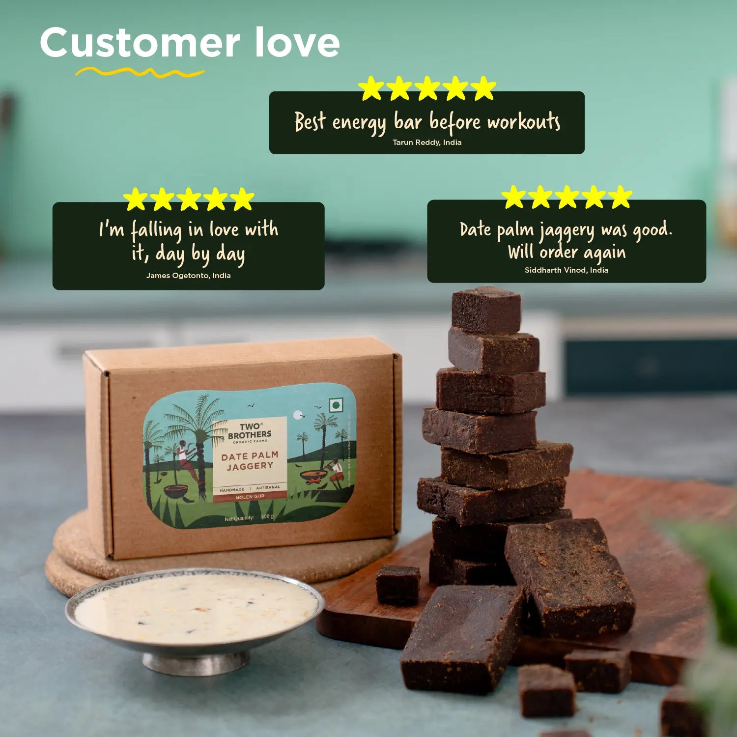 Organic Date Palm Jaggery