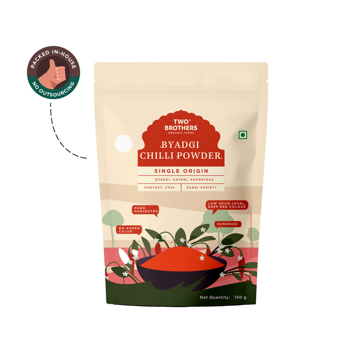 Single Origin Byadgi Chilli Powder 150g