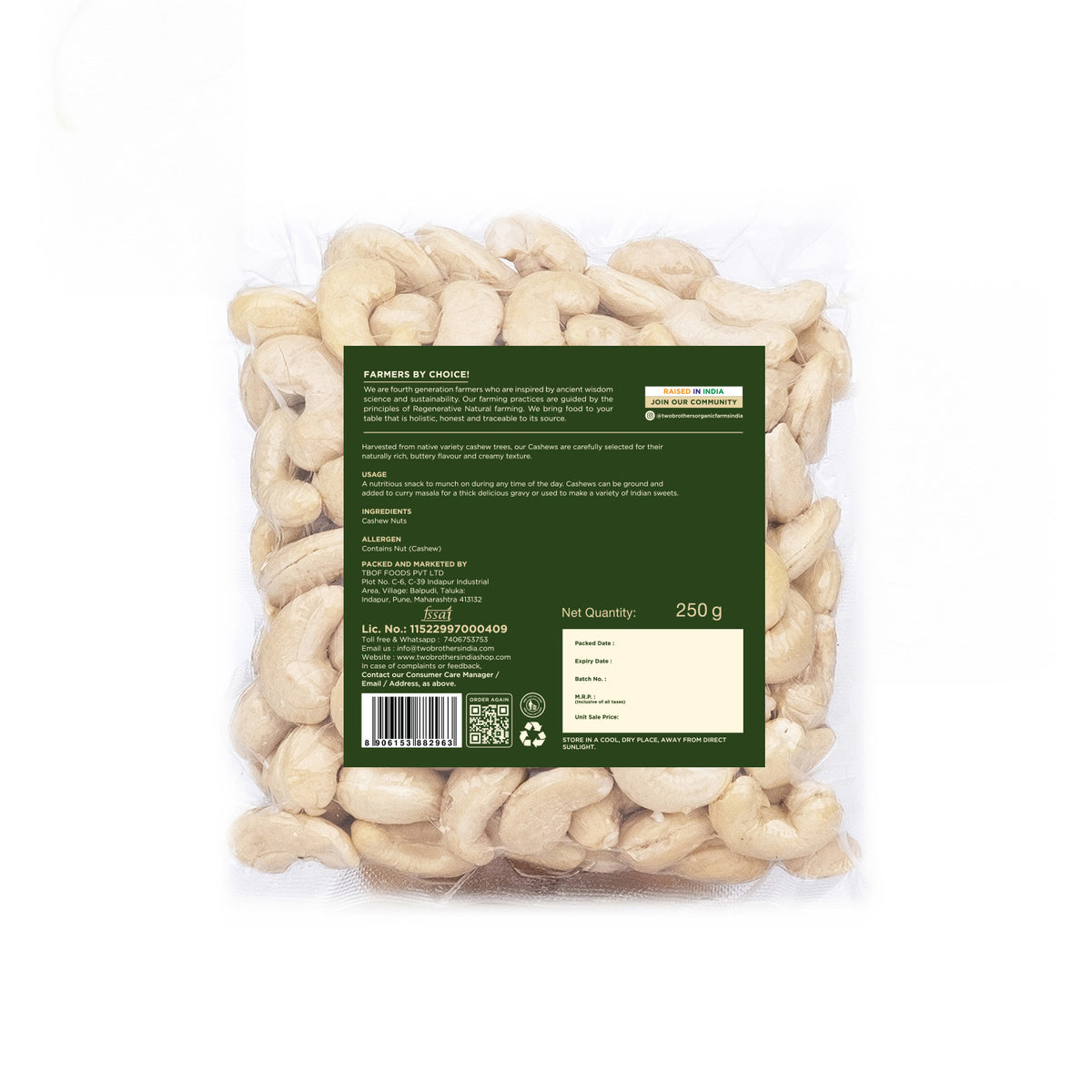 Raw Cashew Nuts