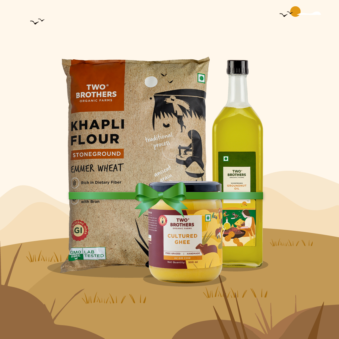 Shop Combo of Ghee, Atta, Oil