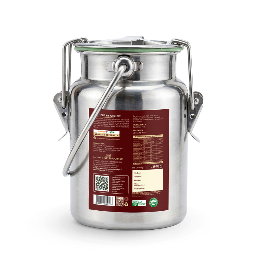 Desi Gir Cow Cultured Ghee
