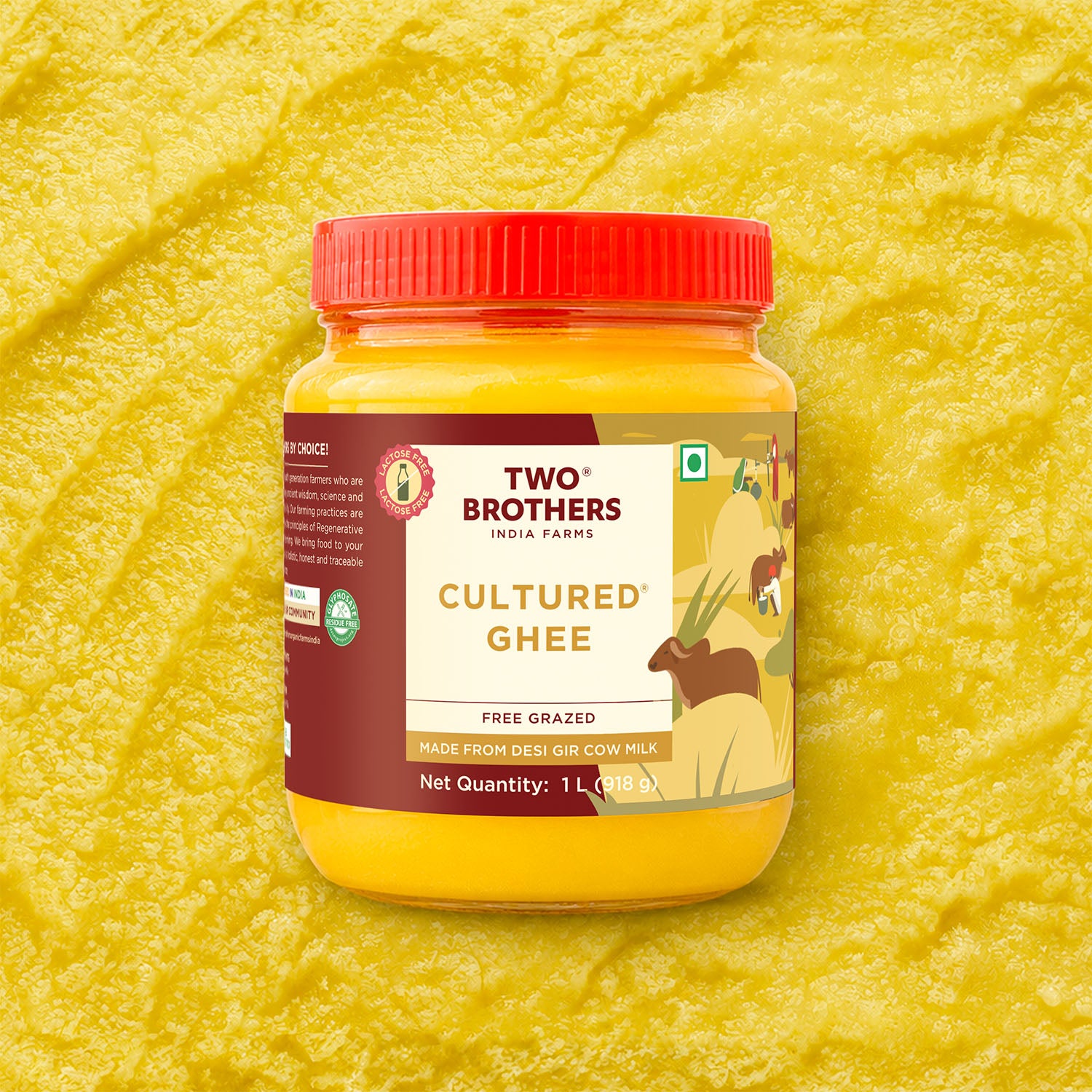 Desi Gir Cow Cultured Ghee