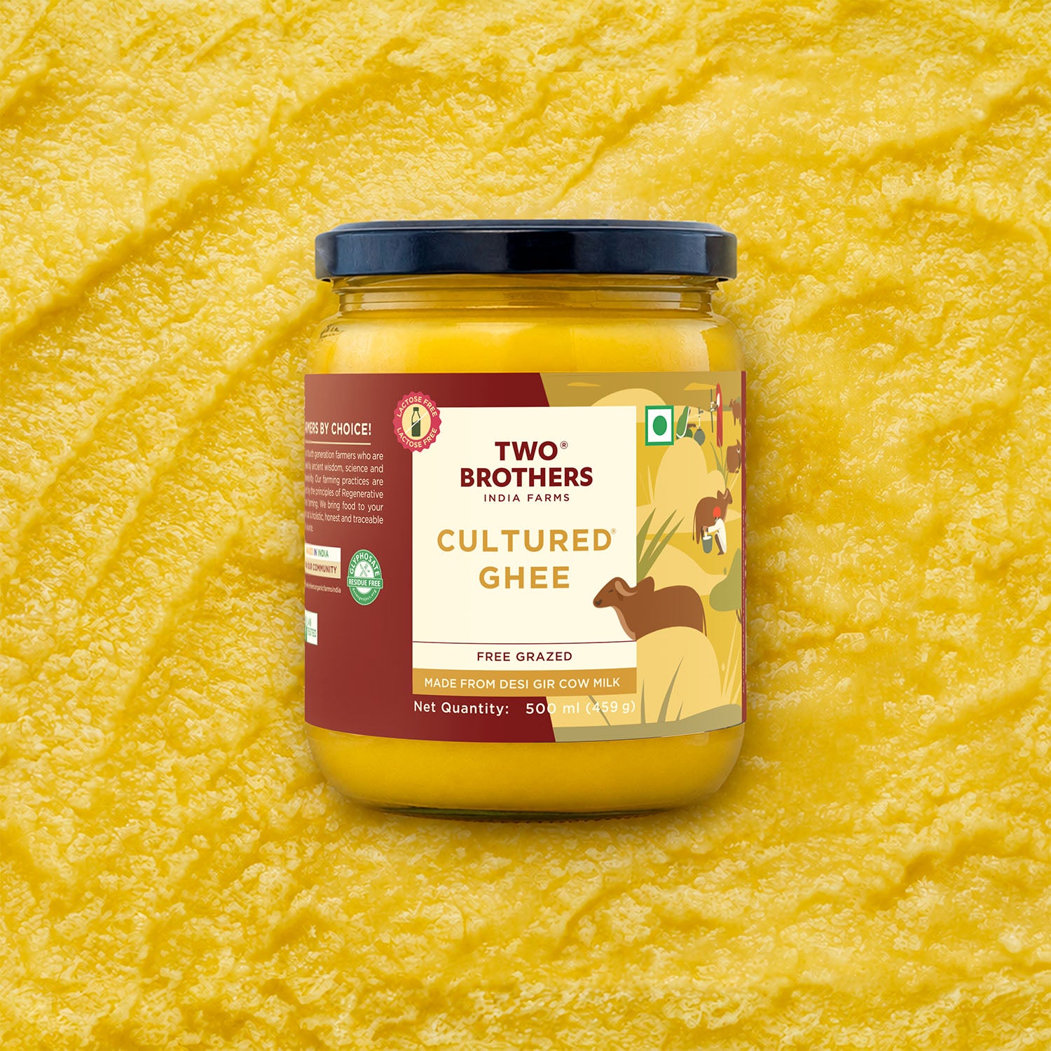 Desi Gir Cow Cultured Ghee