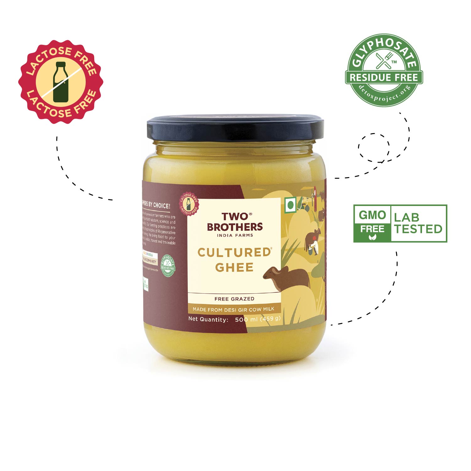 Desi Gir Cow Cultured Ghee