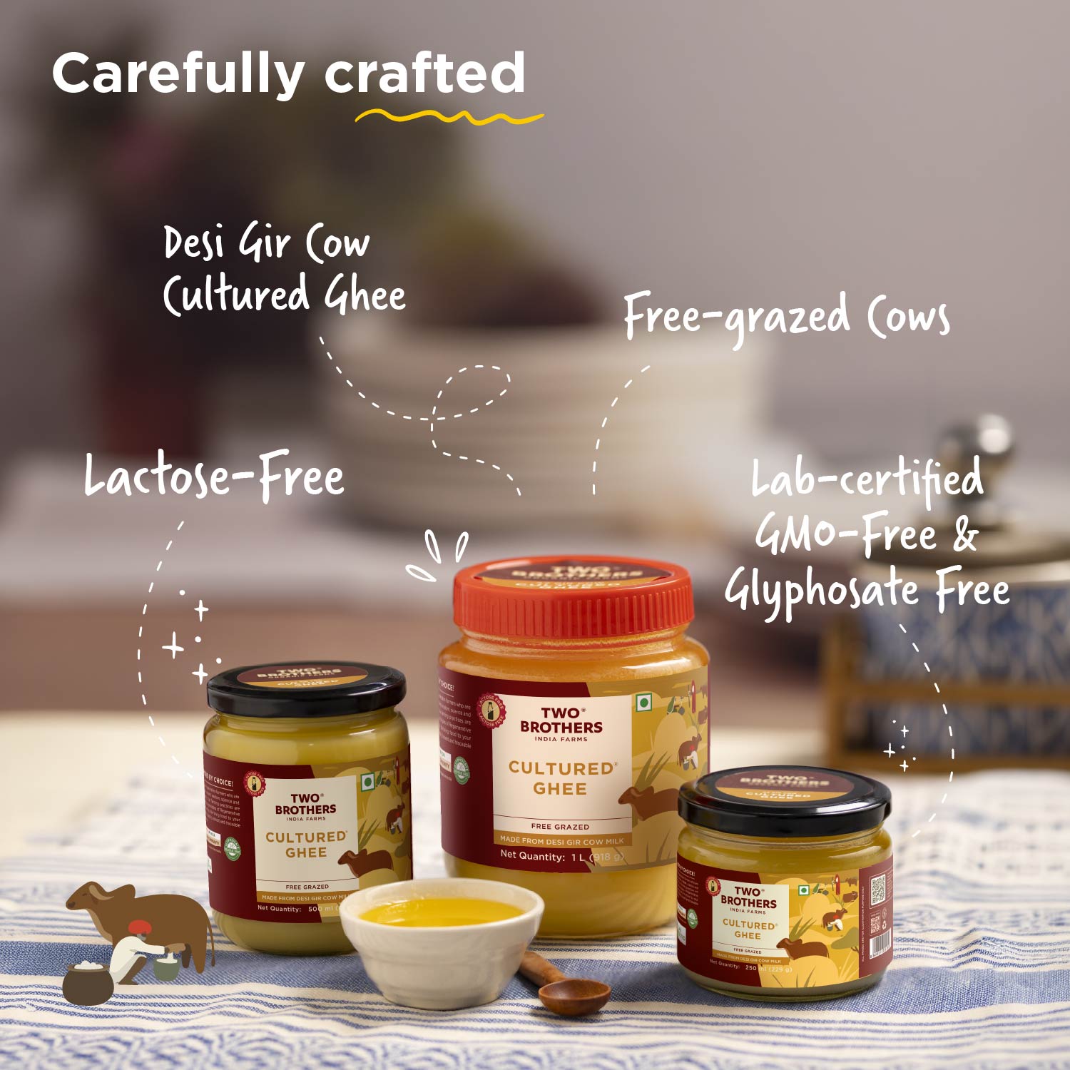 Desi Gir Cow Cultured Ghee