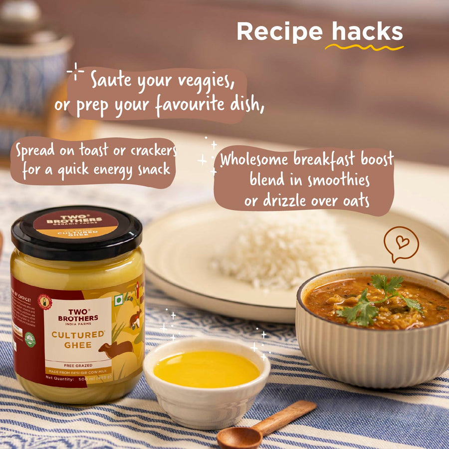 Desi Gir Cow Cultured Ghee
