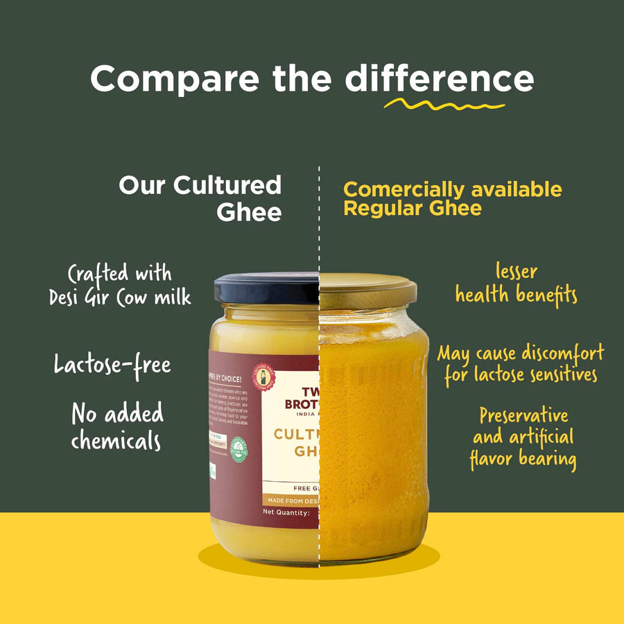 Desi Gir Cow Cultured Ghee